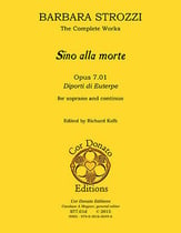 Sino Alla Morte, Op. 7.01 Vocal Solo & Collections sheet music cover